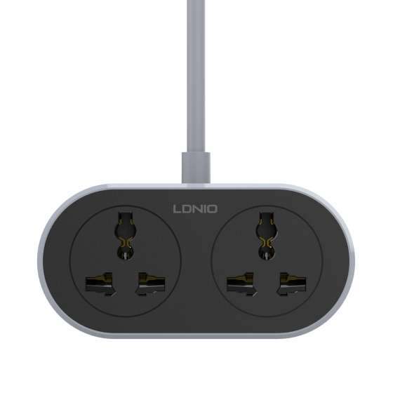 Buy LDNIO 2 AC Standard 10A, 250V Outlet Universal Electric Power Extension Socket in Kenya
