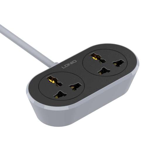 Buy LDNIO 2 AC Standard 10A, 250V Outlet Universal Electric Power Extension Socket in Kenya