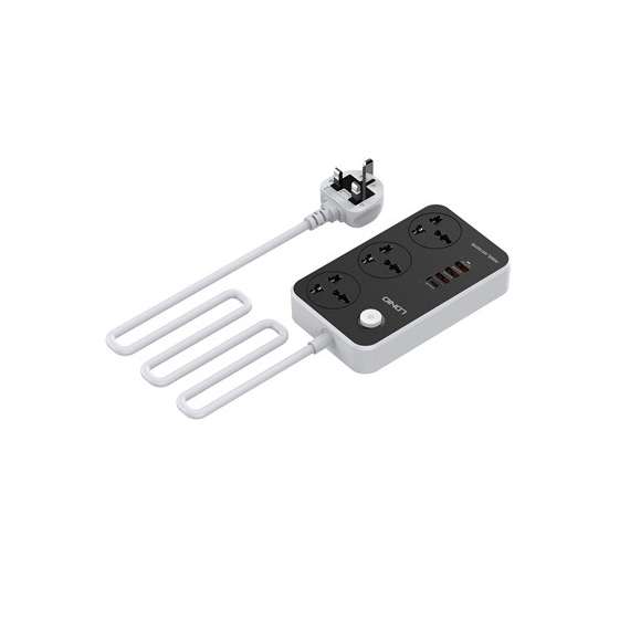 Buy Ldnio SC3412 Power Strip With 3 Ways Power Socket in Kenya