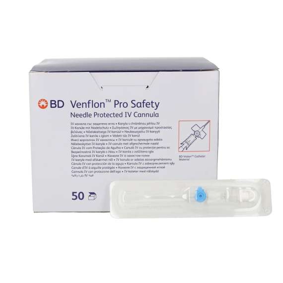 Buy BD Venflon Pro Safety 22G 50Pack IV Cannula in Kenya