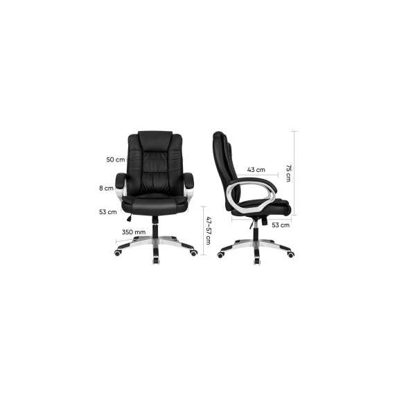 Buy DELI E4524 EXECUTIVE HIGHBACK LEATHER CHAIR in Kenya