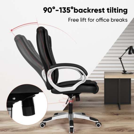 Buy DELI E4524 EXECUTIVE HIGHBACK LEATHER CHAIR in Kenya