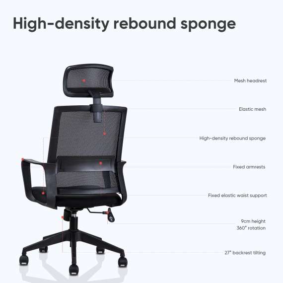 Buy DELI E4503 High BACK MESH CHAIR in Kenya