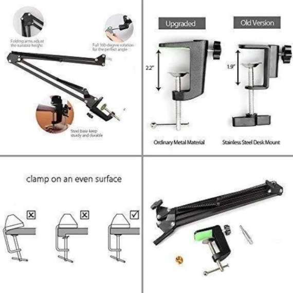 Buy MAONO B01 Microphone Suspension Boom Scissor Arm Stand in Kenya