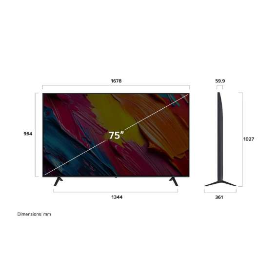 Buy LG 75 Inch 75QNED70A6A QNED 4K Smart TV in Kenya