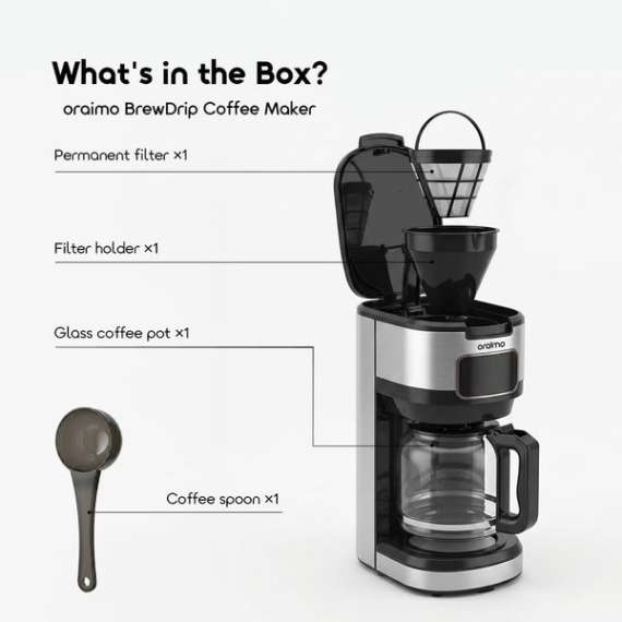 Buy oraimo BrewDrip 1.5L LED Timer Control Drip Coffee Maker in Kenya