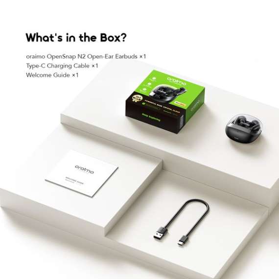 Buy Oraimo OpenSnap N2 OPN-374N Deep Bass Open-Ear True Wireless Earbuds in Kenya