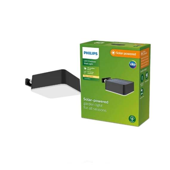 Buy Philips Vynce LED Square 1.5W 827 IP44 200 Lumens Solar Wall Light in Kenya