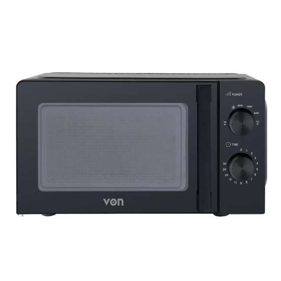 Buy VON VMS-216MGK 20L Sand Black Solo Microwave Oven in Kenya