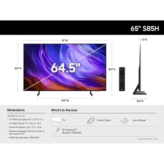 Buy Samsung 65" QA65S85HAEXKE Tizen OS OLED 4K Smart TV in Kenya