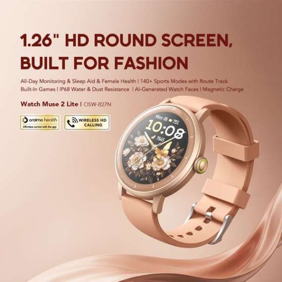 Buy Oraimo Watch Muse 2 Lite OSW-827N 1.26'' IP68 chic versatile smart watch in Kenya