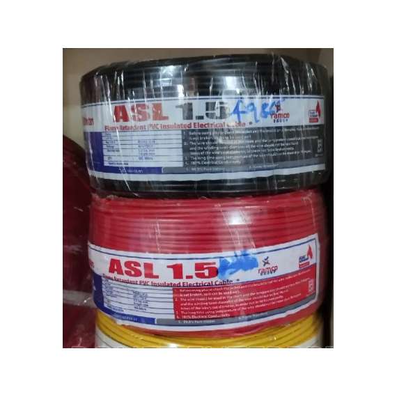 Buy ASL 1.5mm² Single-Core 90M Black Electrical Wiring Cable in Kenya