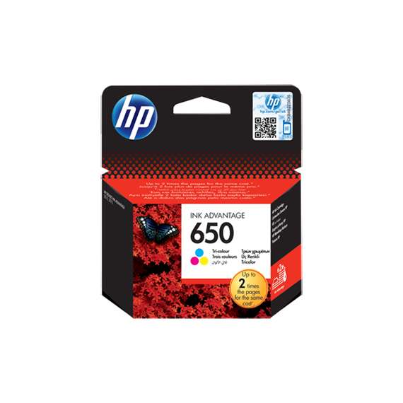 Buy HP 650 Tri-color Original Ink Advantage Cartridge in [storefront]