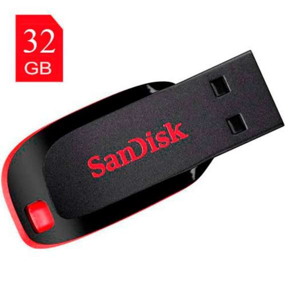 Buy SanDisk Cruzer Blade 32GB USB Flash Drive in [storefront]