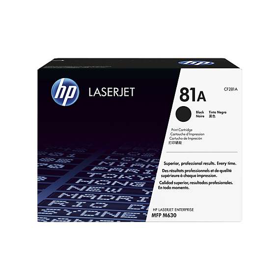 Buy HP CF281A 81A Black LaserJet Toner Cartridge in [storefront]