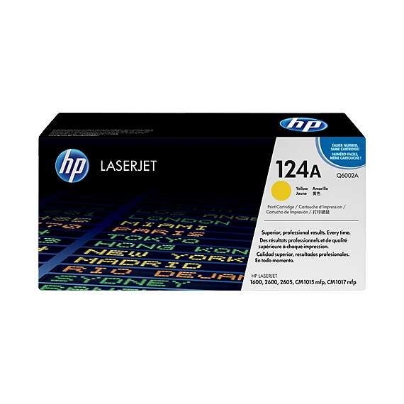 Buy HP Q6002A 124A Yellow Toner Cartridge in [storefront]
