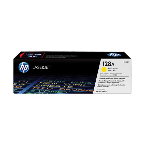 Buy HP CE322A 128A Yellow LaserJet Toner Cartridge in [storefront]
