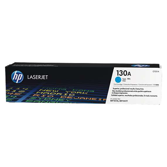 Buy HP CF351A 130A Cyan LaserJet Toner Cartridge in [storefront]