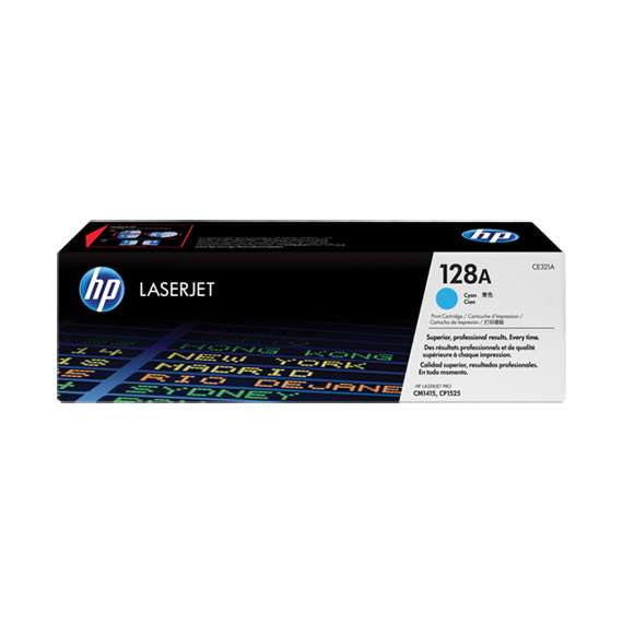 Buy HP CE321A 128A Cyan LaserJet Toner Cartridge in [storefront]