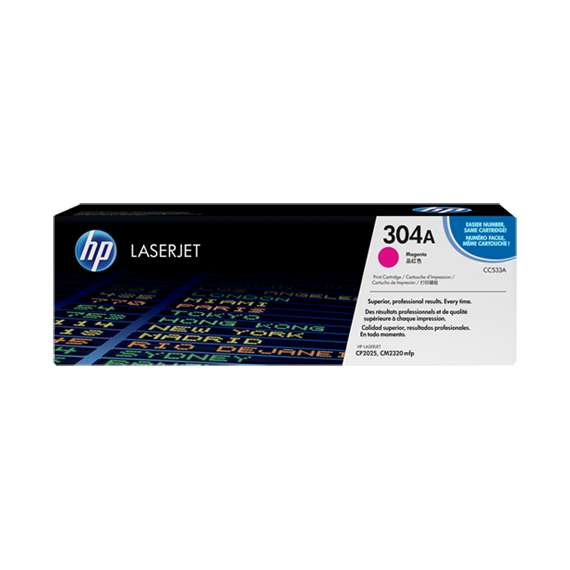 Buy HP CC533A 304A Magenta LaserJet Toner Cartridge in [storefront]
