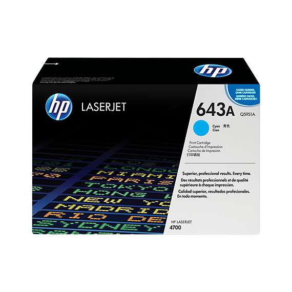 Buy HP Q5951A 643A Cyan Toner Cartridge in [storefront]