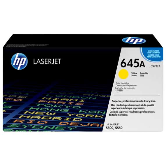 Buy HP C9732A 645A Yellow LaserJet Toner Cartridge in [storefront]