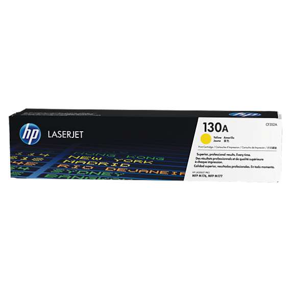 Buy HP CF352A 130A Yellow LaserJet Toner Cartridge in [storefront]