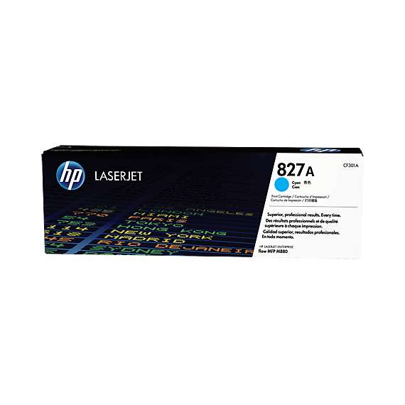 Buy HP CF301A  827A Cyan LaserJet Toner Cartridge in [storefront]