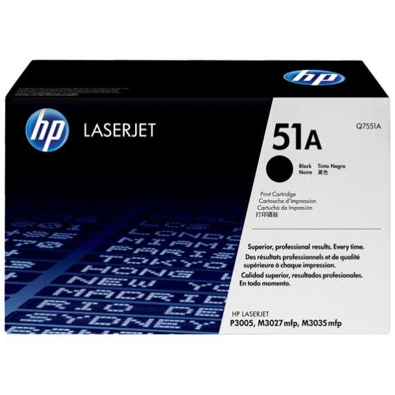Buy HP Q7551A 51A Black Toner Cartridge in [storefront]
