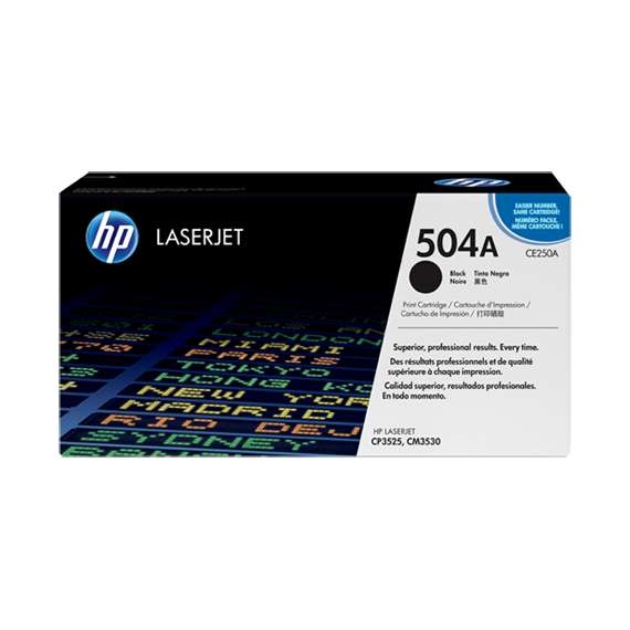 Buy HP CE250A 504A Black LaserJet Toner Cartridge in [storefront]