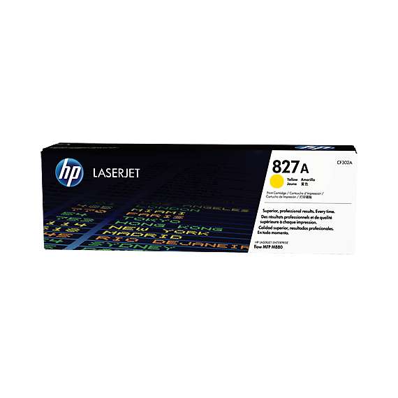 Buy HP CF302A 827A Yellow LaserJet Toner Cartridge in [storefront]
