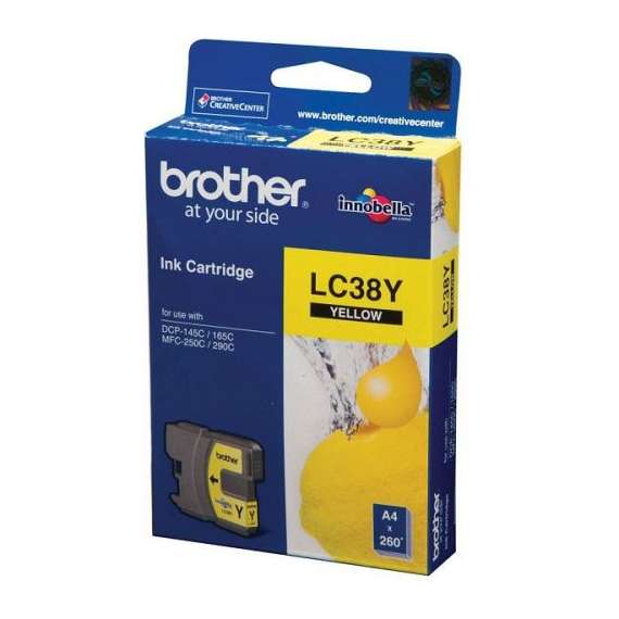 Buy Brother LC38Y Yellow Ink Cartridge in [storefront]