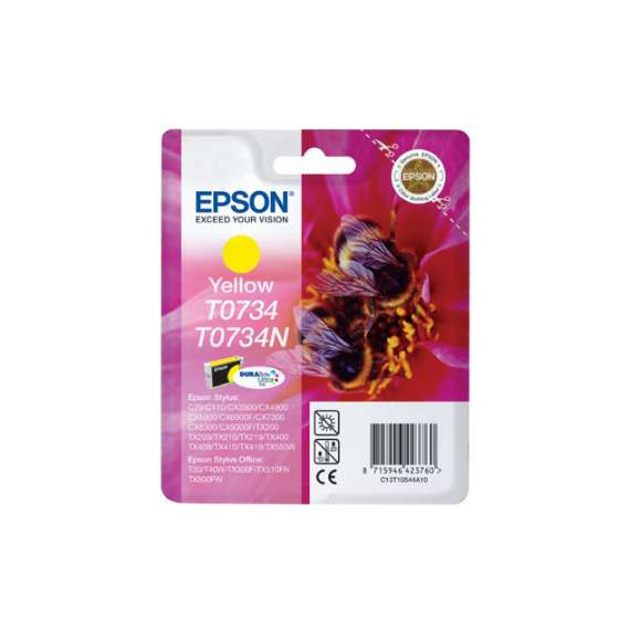 Buy Epson T0734 Yellow Ink Cartridge in [storefront]