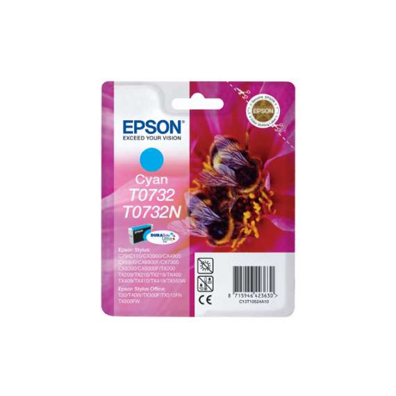 Buy Epson T0732 Cyan Ink Cartridge in [storefront]