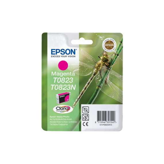 Buy Epson T0823 Magenta Ink Cartridge in [storefront]