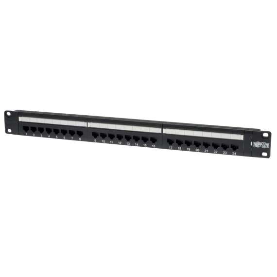 Buy Tripp Lite N252-024-V 24-Port 1U Rack-Mount Cat6/Cat5 110 Patch Panel in [storefront]