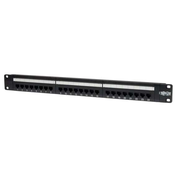 Buy Tripp Lite N052-024 24-Port 1U Rack-Mount Cat5e 110 Patch Panel in [storefront]