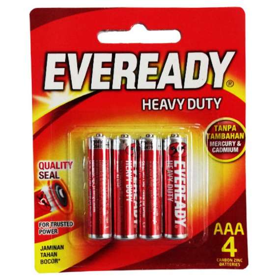 Buy Eveready 1012BP4 AAA 80x4 Pack Red Battery in [storefront]