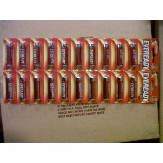 Buy Eveready 1012BP20 AAA 10x2 Red Pack Battery in [storefront]