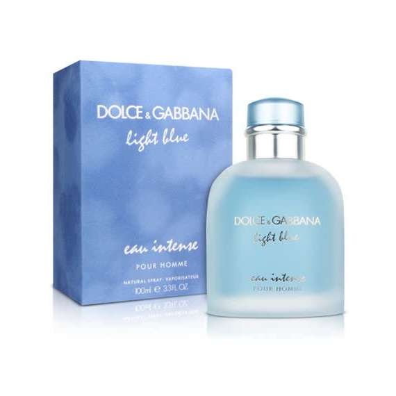 Buy Dolce and Gabbana Light Blue Eau Intense 100ml Men Perfume in [storefront]