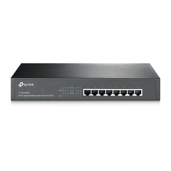 Buy TP-Link TL-SG1008PE 8-Port Gigabit Desktop/Rackmount Switch with 8-Port PoE+ in [storefront]