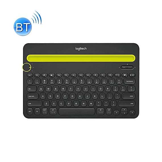 Buy Logitech K480 Multi-device Bluetooth 3.0 Wireless Bluetooth Keyboard with Stand (Black) in [storefront]