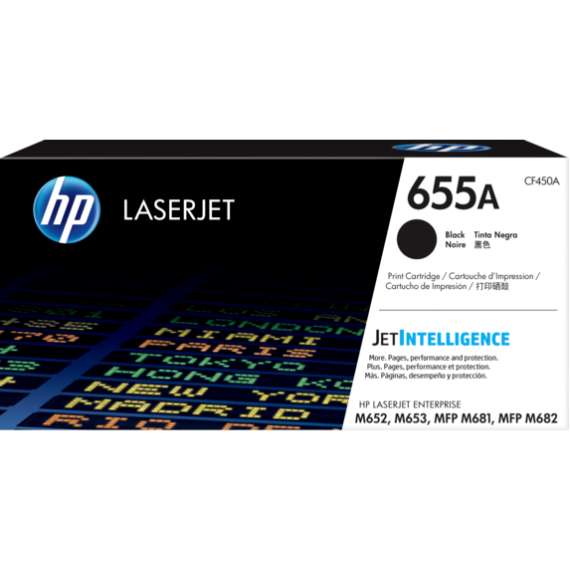 Buy HP CF450A  655A Black Original LaserJet Toner Cartridge in [storefront]