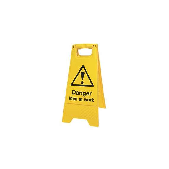 Buy Men at Work Signs in [storefront]