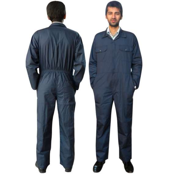 Buy Plain Navy Blue Coverall in [storefront]