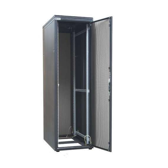 Buy Bolein BLFS-6142GS 42U 600mm x 1000mm Free Standing Cabinet  with 2 Shelves, 4 Fan, 6 Way PDU, Front Glass Door and Back Steel Door in [storefront]