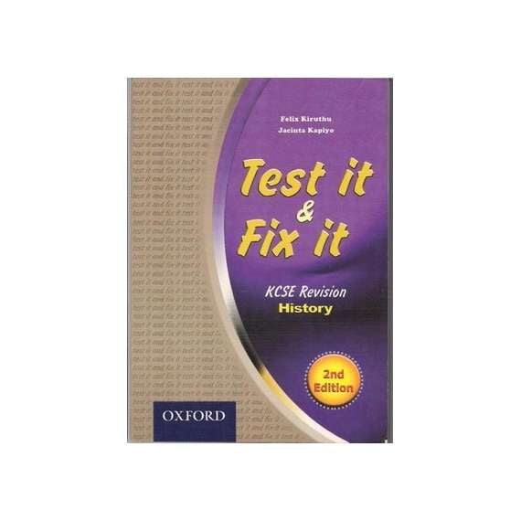 Buy Oxford Test It and Fix It History in Kenya