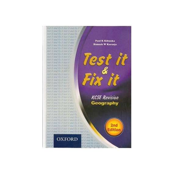 Buy Oxford Test It and Fix It Geography in [storefront]