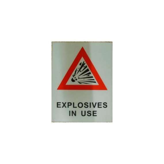Buy Explosives in Use Sign in [storefront]