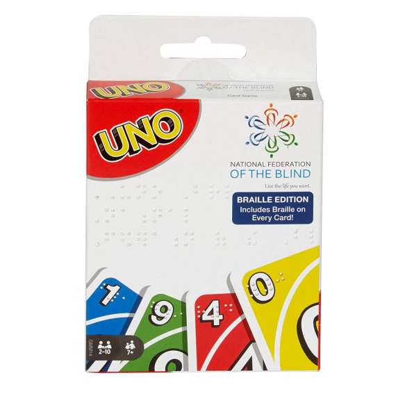 Buy Uno Braille Edition Card Game in [storefront]